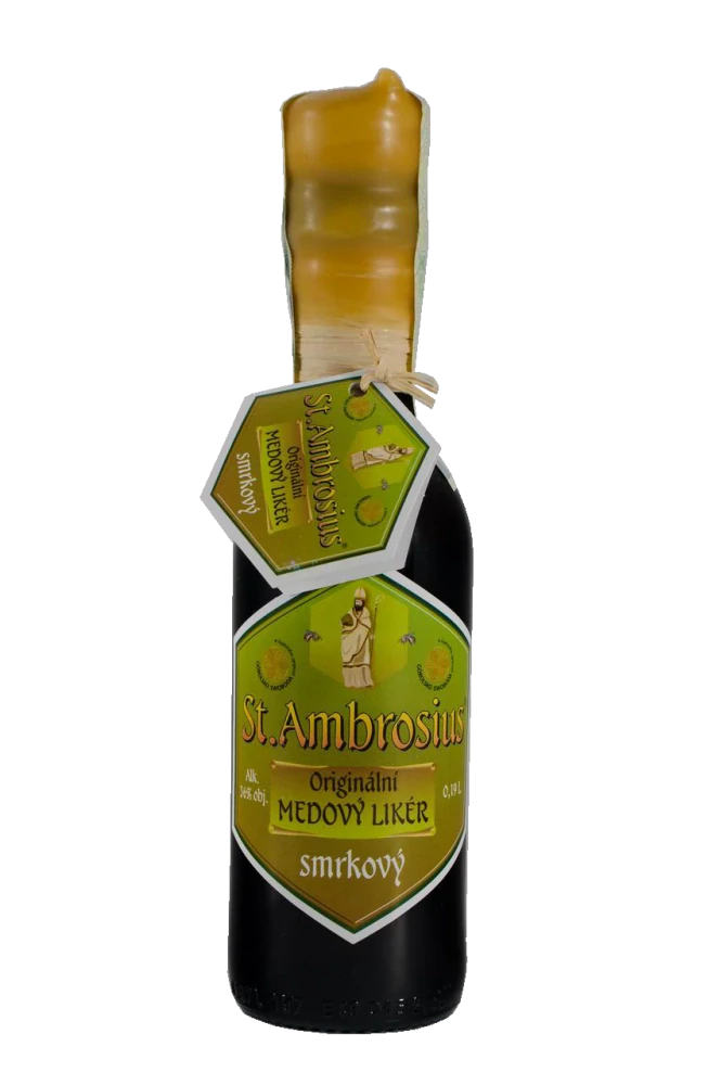 Medový likér smrkový 0,19 L 36%