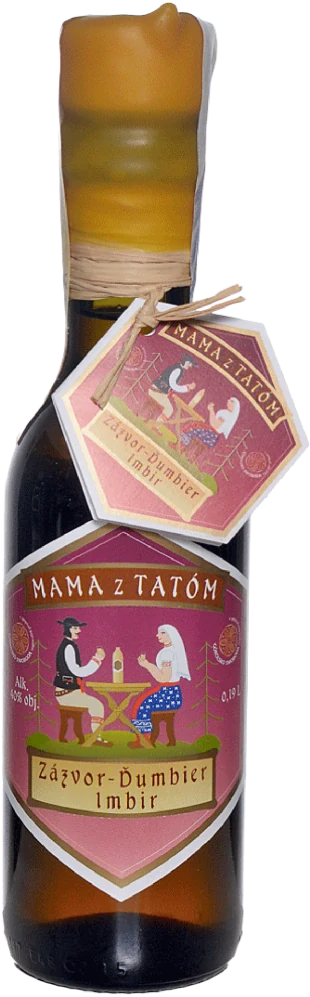 Mama z Tatom medový likér se zázvorem 0,19 L 40%