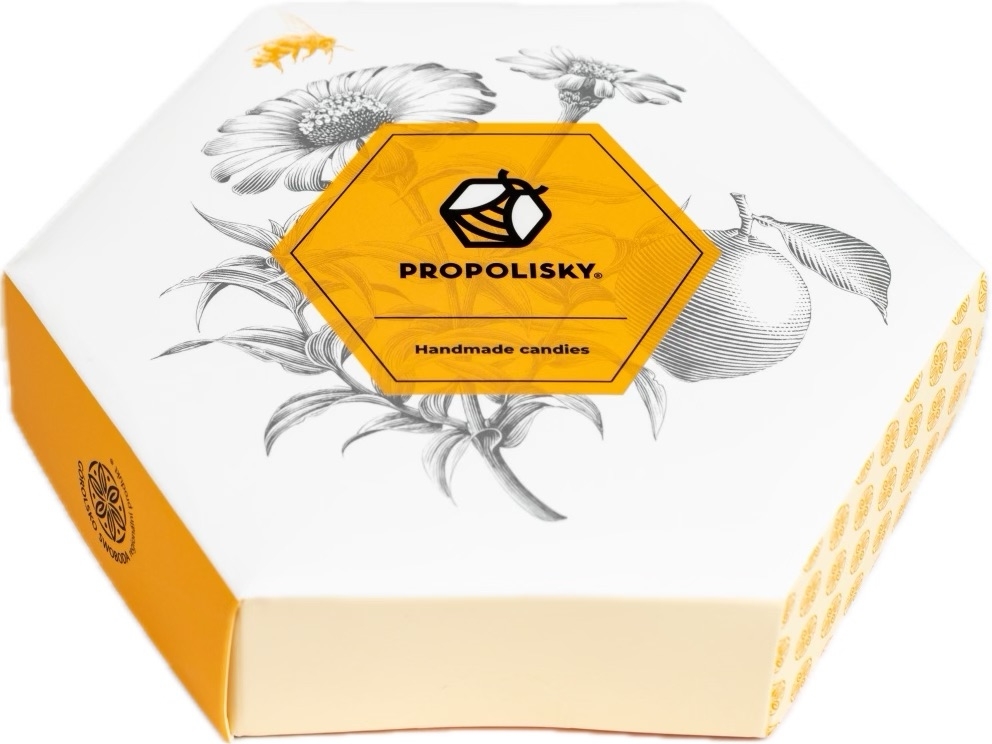 Propolisky Bonbóny s propolisem dárková kazeta - 20 ks - 70 g